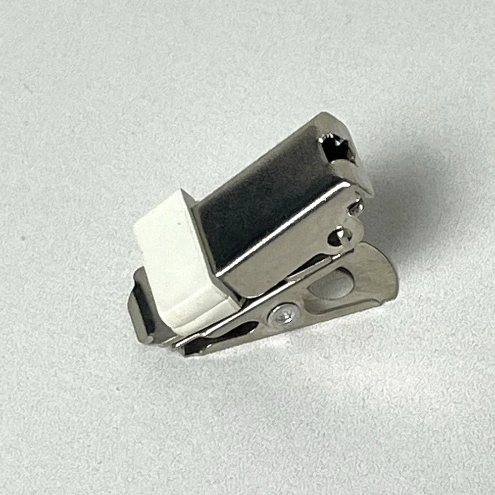 75 Pack Card Clamp Metal Badge Clip for Plastic ID Cards